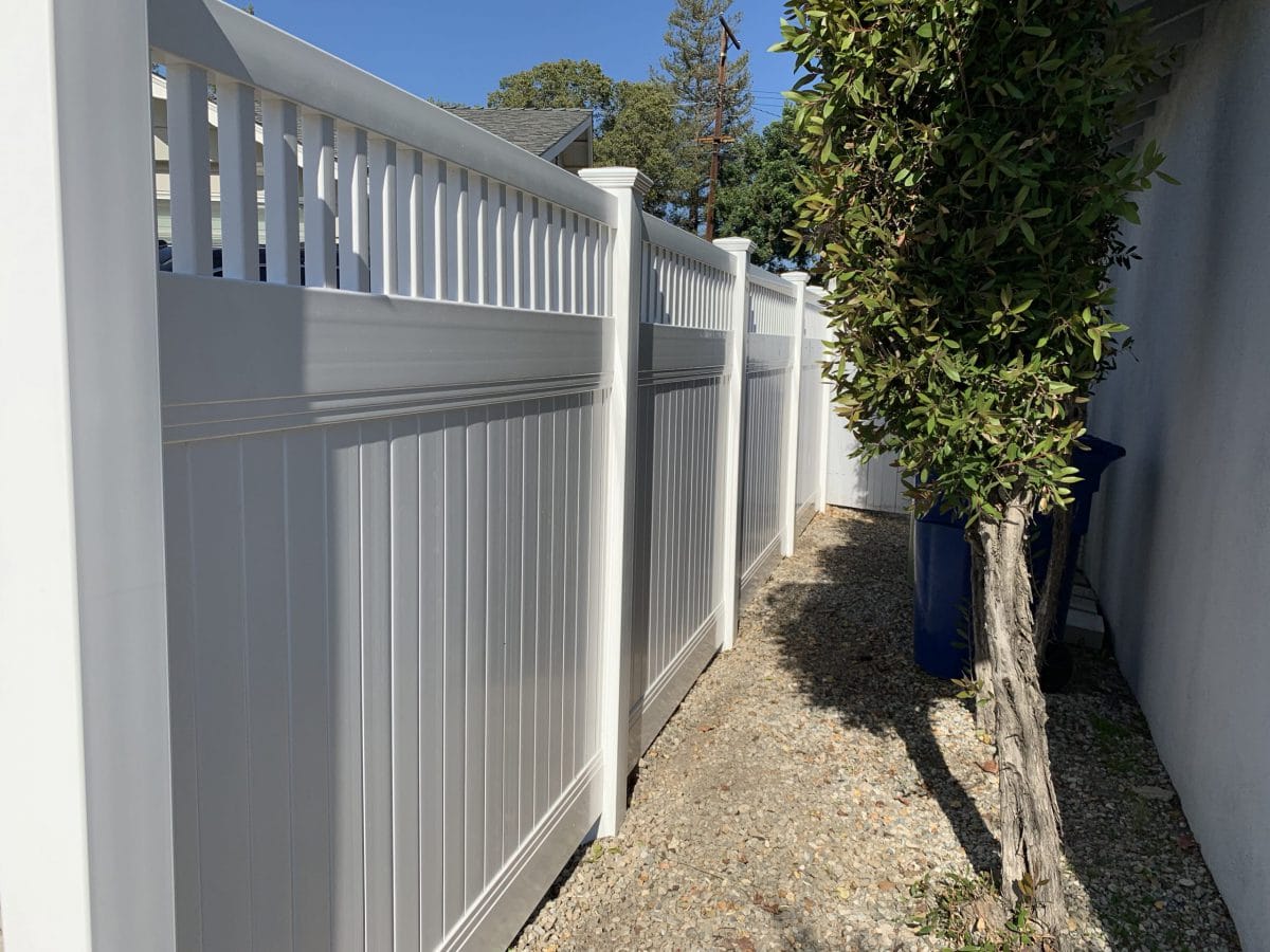 Privacy Fences For Sale Vinyl Fence 4 Less   Privacy Picket IMG 0376 Scaled E1579607142872 1200x900 